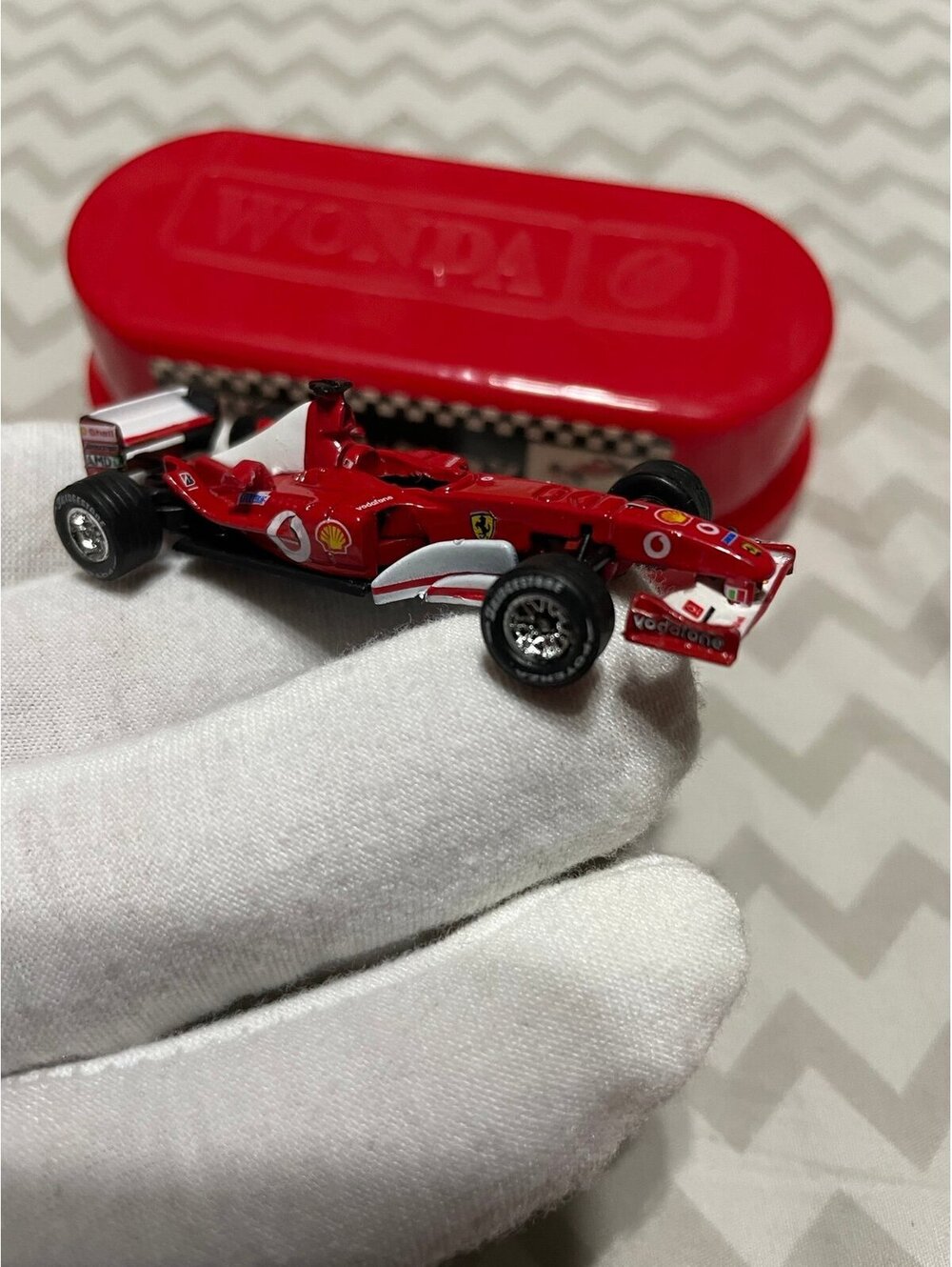 Wonda Ferrari F2003-GA Mini Die Cast Michael Schumacher (not For Sale) 1/72 Scal
